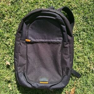 Targus Black Backpack with Orange Highlights
